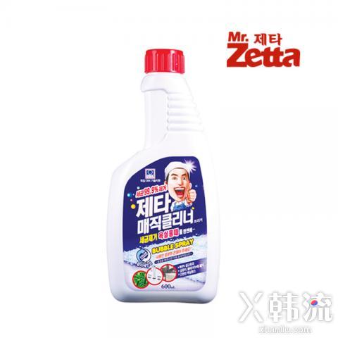 【韩国进口正品】Zetta 浴室魔术清洁剂-快速清洁帮手600ml替换装